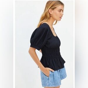 VGUC Anthropologie Top Black Size XS